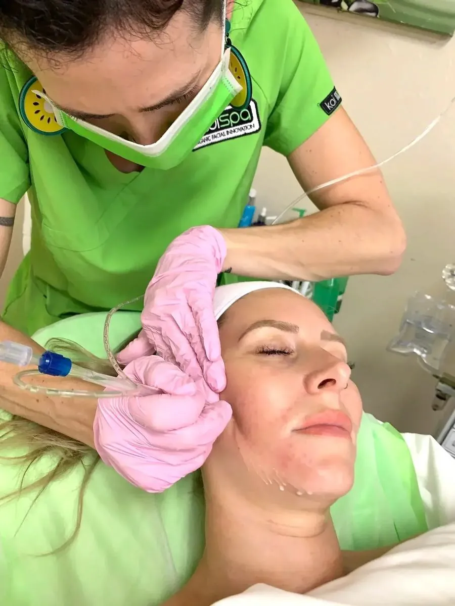 A JetPeel treatment at Kiwi Spa